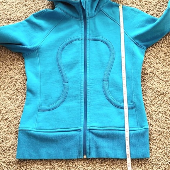 Lululemon blue scuba hoodie Size 4 - Picture 9 of 10